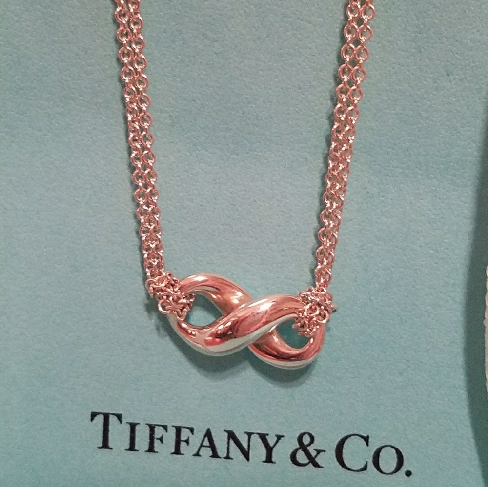 Authentic Tiffany and Company Infinity Necklace
